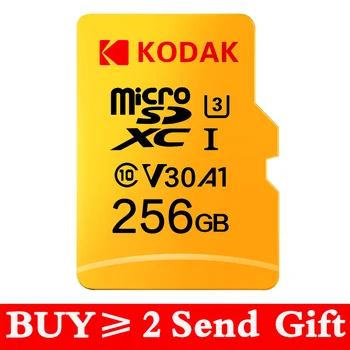 KODAK Micro SD 128GB 256 GB microsd 512 gb Flash Atmiņas Karte 32GB 64GB U1 TF 4K Class 10 tarjeta Micro SD Kartes U3 UHS-I 16GB