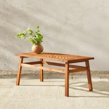 Koka Āra Kafijas galdiņš ar Chevron, Dizains, Brūns Radošās Dzīves Istabu Dzīvoklis Modernā Mājsaimniecībā