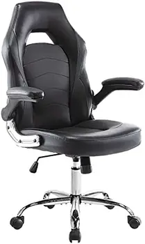 Krēsls, Sacīkšu Stila Saistītas Ādas Spēlētājs, Krēslu, Ergonomisks Biroja Krēsls, Dators, Galds Izpildu Krēsls ar Regulējamu Augstumu &