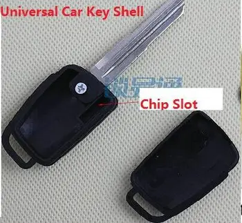 Labākās Kvalitātes, 5gab/daudz Universālo Auto atslēgu Shell ForAudi atslēgas roktura apvalks rīkoties DIY noteikti stingri bez asmens Atslēga