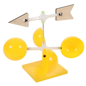 Laika Vēja Lāpstiņu Zinātnes Bērnu Rotaļlietu Komplektu, Rotaļlietas Stacijas Diy Modelis Lāpstiņas Montāža Weathervane Indikators Izglītības Vējdzirnavas Rīki
