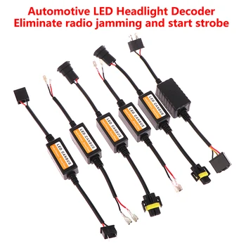 LED Canbus Dekoderi Automašīnas Lukturi Bez Kļūdām Pretestība H1, H3, H4, H7, H9 H11 Adapteri Brīdinājuma Canceller