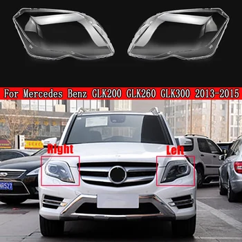 Lukturu Objektīvs Mercedes-Benz GLK200 GLK260 GLK300 2013 2014 2015 Priekšējais Lukturis Pārredzamu Abažūrs Auto Gaismas Lampas