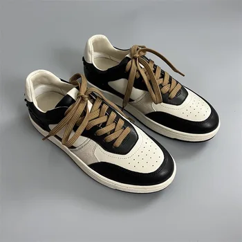Maxdutti Sneaker Kurpes 2023 Pavasara Jaunu Gadījuma Sieviešu Krāsu bremžu Pretbloķēšanas Īstu Modes Ādas Kurpes