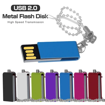 Metāla Usb Flash Drive 4G 8G 16.G Pen Drive 32GB High Speed Atmiņas karti un U Diska 64G Pendrive 2.0 Memoria Usb pasūtījuma logo