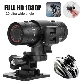 Mini HD 1080P Sports Rīcības Camera Motociklu, Velosipēdu Ķiveres Kamera Ūdensizturīgs Niršanas Ierakstīšana Kameras Motoru Sporta Videokamera