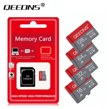 Mini kartes 128GB 32GB 64GB 16GB 8GB 4GB SD/TF Flash Karti 512 gb un 256 gb Class 10 Atmiņas Karti, Telefona
