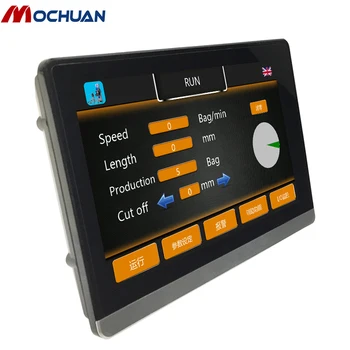 Mochuan 7 lcd panelis modbus programmējams touch screen hmi, plc cena