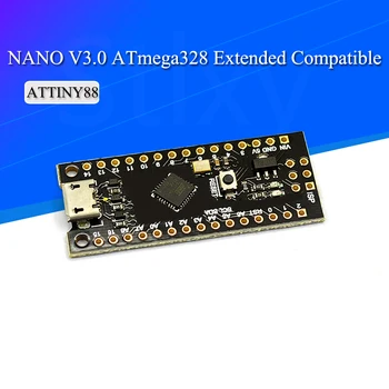 Modernizētas /NANO V3.0 ATmega328 Pagarināts Savietojams arduino ATTINY88 Mikro Attīstības padomes 16Mhz /Digispark ATTINY85
