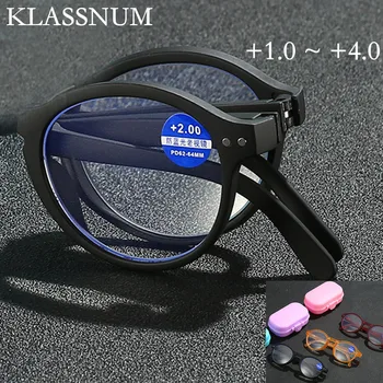 Modes Locīšanas Lasīšanas Brilles Sievietēm, Vīriešiem Zilā Gaisma Pretbloķēšanas Brilles Vecāka Gadagājuma Hyperopia Brilles Ar Stikliem Gadījumā +1.0 ~ +4.0