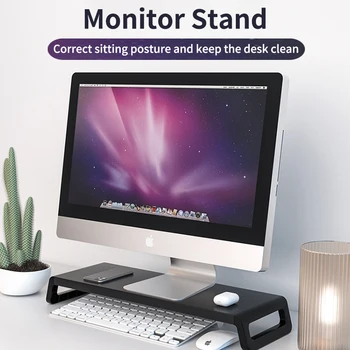 Monitor Stand Stāvvadu Datoru Universal Desktop Turētājs Turētājs Organizators PC Klēpjdatoru MacBook Mājas Birojs