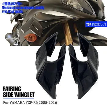 Motociklu Daļas Yamaha YZFR6 R6 2008 2009 2010-2016 3M Pastas Aerodinamiskie Winglet Fiksēta Vēja Spārnu Sānu Spārnu Sānu Aptecētājs