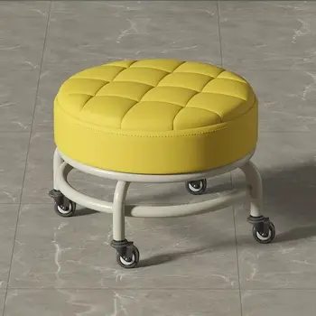 Multi-funkcionālo Trīsi Mazu Taburetes Nama Dekorēšana Tīrīšana Grīdas Krēslu Skaistums Nagu Remonts Kāju Spēlēt Bīdāmās kāju soliņa Spilvens