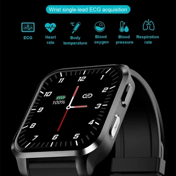 New Smart Skatīties Bluetooth Zvanu ar skārienekrānu Sieviete, Vīrietis, Fitnesa sirdsdarbība, Asins Spiediena Monitoringa EKG Sporta Ūdensizturīgs Smartwatch