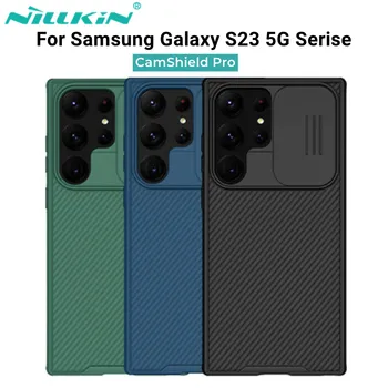NILLKIN Samsung Galaxy S23 Ultra Gadījumā CamShield Pro Kamera Aizsardzības Aizmugurējo Vāciņu Objektīvs Samsung Galaxy S23 Plus + 5G S23