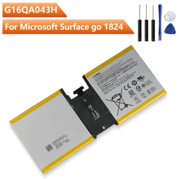 Oriģinālā Rezerves Akumulatoru G16QA043H Par Microsoft Surface iet 1824 Autentisks Uzlādējams Akumulators 3411mAh Ar Bezmaksas Rīkiem