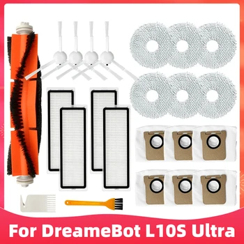 Par Dreame Bot L10S Ultra Robots putekļsūcējs Nomaiņa, Rezerves Daļas, Piederumi, Galvenā Suka Sānu Birste Hepa Filtrs Mop Lupata