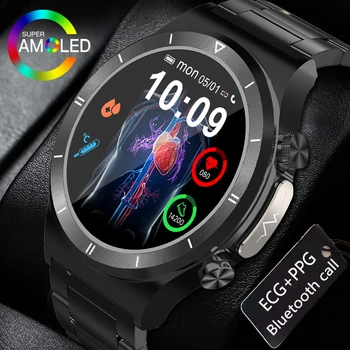 Par Huawei NFC Smart Skatīties Vīriešu Sirdi Līmenis Asinīs Smartwatch IP68 Ūdensnecaurlaidīga Fitnesa Tracker Bluetooth Zvanu EKG+PPG Jaunu 2023