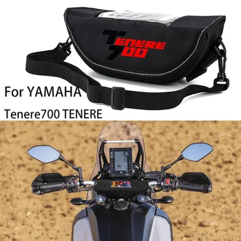 Par YAMAHA Tenere700 TENERE Motociklu piederumu Ūdensizturīgs Un nepievelk putekļus Stūres Uzglabāšanas Soma navigācijas soma