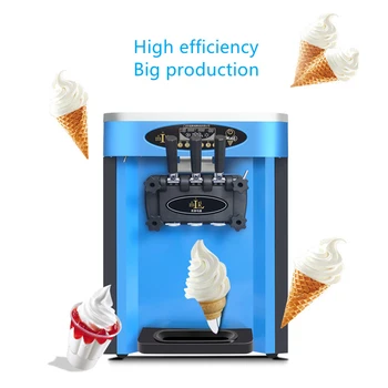 Pavisam Jaunu Zemeņu Sundae Mašīna Ar Vienkāršu Darbību, Lai Electric Ice Cream Machines