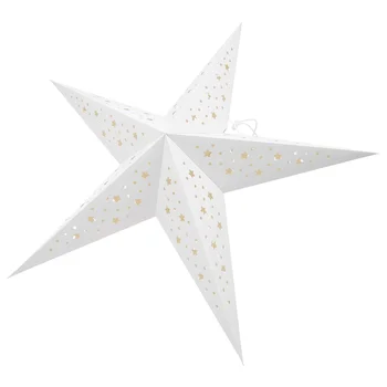 Pentagramma Abažūrs Papīra Karājas Zvaigžņu Formas Griestu Kulons Laternu Ziemassvētku Rotājumi