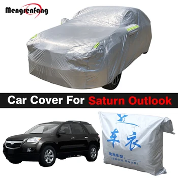 Pilna Automašīnas Vāks Saturn Outlook SUV Āra Anti-UV Saules Ēnā Sniegs, Lietus, Vēja Izturīgs Vāks nepievelk putekļus