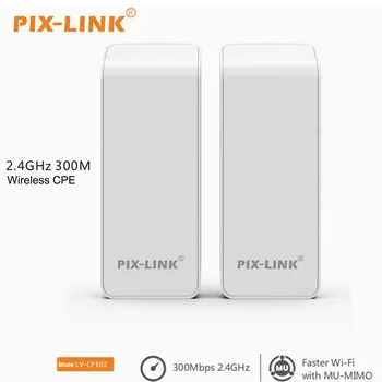 PIXLINK Āra Wifi Router 300Mbps Wireless Repeater/Wifi Tilta nolido 2.4 Ghz 1KM Outdoor CPE, AP Tilta POE LAN&WAN