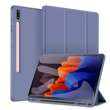 PU Leather Flip 3 Locīšanas Stand Case For Samsung Galaxy Tab S8 S9 S7 11 S9 Plus S7 FE S8 Plus S7 Plus 12.4 S6 Lite 10.4 A8 10.5