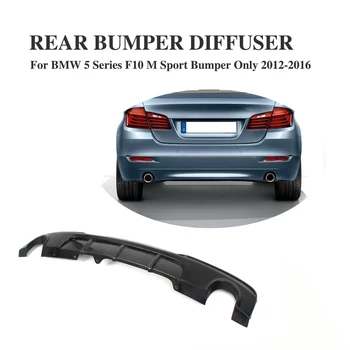 Puse oglekļa šķiedras ar FRP Automašīnu Aizmugurējā bufera difuzoru BMW F10 M Sporta Sedans 12-16 dual izplūdes viens no 535i 550i
