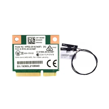 QCA6174 WPEQ-261ACN(BT) WIFI Karte+2XAntenna 802.11 AC 867M QCA6174 Bluetooth, WIFI 4.2 5 Mini PCIe Karte