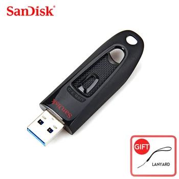 SanDisk USB 3.0 Flash Drive Disks CZ48 256 GB 128GB 64GB, 32GB 16GB Pen Drive Tiny Pendrive Memory Stick atmiņas Ierīci Flash drive