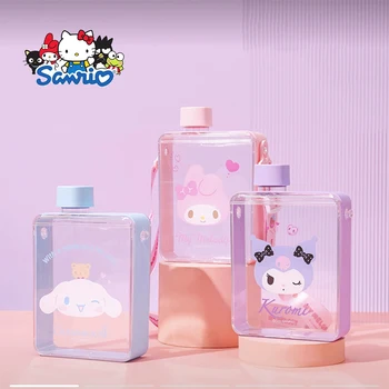 Sanrio Cinnamoroll Pleca Siksna, Kauss Cartoon Anime Manu Melodiju Kawaii Kuromi Cute Bērnu Ārā Ūdens Kausa Rotaļlietas Meitenēm Dāvanas