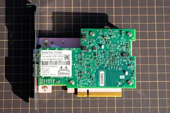 SFP+ Dual-port 10 Gigabit Tīkla Karte MCX341a Atbalsta 2u gadījumā atbalsta leņķis Pusi augstuma un Pilna augstuma