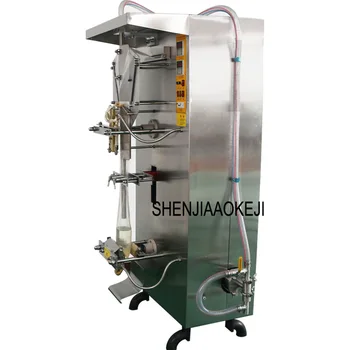 SJ-1000 Nerūsējoša tērauda šķidrā iepakošanas mašīna Automātiska ūdens soymilk iepakošanas mašīna Kvantitatīvo piena iepakošanas mašīna 220V1PC