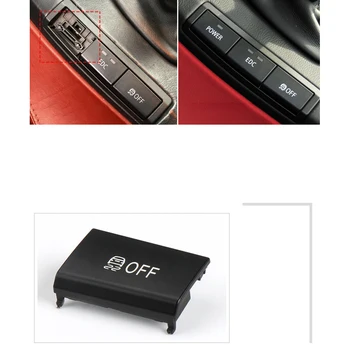 Slēdža Pogu, Vienkāršu Dizainu Center Console Switch Pogu Klp BMW E90/E92/E93/M3 Black OEM Numurs 61317841136