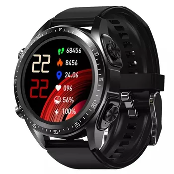 Smart Skatīties JM03 Bluetooth Austiņas Austiņas TWS Divi Vienā HIFI Stereo Bezvadu Sporta Tracke Mūziku, Spēlēt Smartwatch Modes