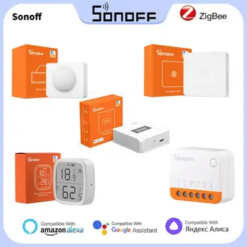SONOFF ZigBee MINI Switch ZBMINI /ZIGBEE Tilta Pro/ Temperatūras, Mitruma Sensors/ Durvju Sensors/ Support Alexa, Google Home Ewelink