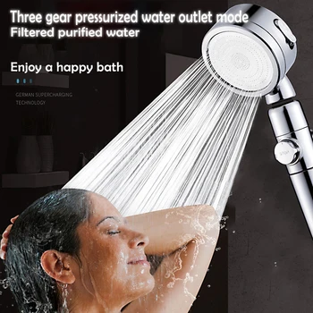 Spiediena dušas filtra elements sprauslu vienu veselības ūdens pārtraukt trīs pakāpes dušas komplekts rokas duša rūpnīcas tiešā pārdošana