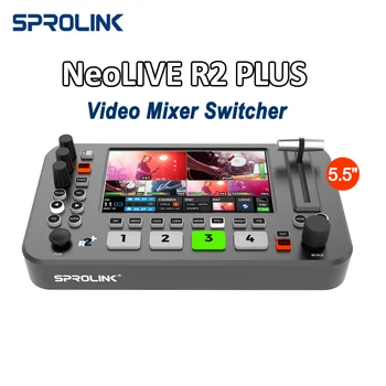 SPROLINK NEOLIVE R2 PLUS Video Mikseris Komutatoru 4x HDMI-Compatibled Ieejas PTZ Kameras Kontrolieris Dzīvot Straumēšanas Ierīces