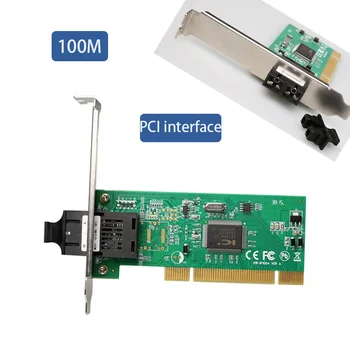 Spēle PCI Kartes spēļu adaptīvā datoru piederumi 10/100Mbps PCI 100M Šķiedras lan Kartes diskless PCI Tīkla Kartes optiskās šķiedras SC