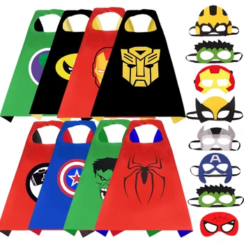 Supervaronis Anime Zirnekļcilvēka Apmetņi Maskas Rokas Dzelzs Vīrs Pontons Cosplay Kostīms Bērniem Zēni Birthday Party Saģērbt