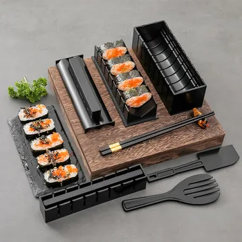 Suši Veidošanas Mašīnas Suši Pieņemšanas Komplekts Roll Suši Veidotājs Rīsu Roll Pelējuma Virtuves Suši Rīki Japāņu Suši Gatavošanas Rīki Virtuves