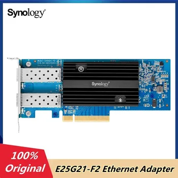 Sākotnējā Synology E25G21-F2 25Gb Ethernet Adapteris 2 SFP28 ostu Tīkla Adapteri, PCIe 3.0 x8 Zema Profila