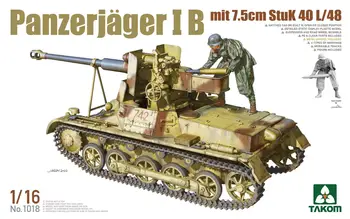 Takom 1018 1/16 MĒROGA Panzerjager IB Mit 7,5 cm StuK 40 L48 (Plastmasas modelis)
