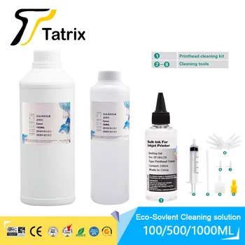Tatrix Ekoloģiski Šķīdinātāju Tintes Tīrīšana Risinājums Epson/Rolands/Mimaki/Mutoh 1390 TX800 XP600 5113 4720 I3200 L800 L1800 DX5 DX7