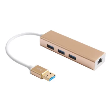 Tipa-C Gigabit Ethernet RJ45 LAN Tīkla Kartes Adapteris USB 3.0 3.1 Hub Tīkla Adapteris priekš MacBook Windows 7/8/10