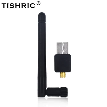 TISHIRC USB WIFI Adapteri USB Bezvadu tīkla Kartes Wi-fi adapteris USB 2.0, Wifi, Antena, 150Mbps Tīkla Kartes WI-FI Adapteri PC Dators