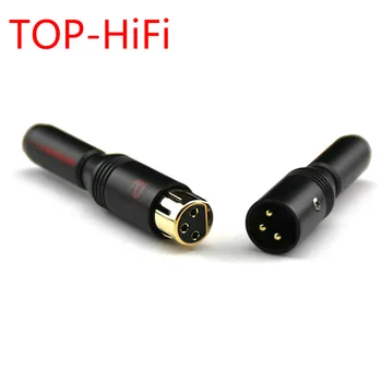 TOP-HiFi Bezmaksas Piegāde 1 Pāris XLR 3-Pin Male Plug + Sieviete Jack Mikrofons MIC, Audio Pieslēgvietas Adapteris