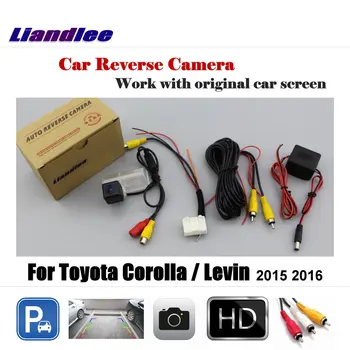 Toyota Corolla/Levins 2015 2016 Automašīnu Atpakaļskata Reverss Autostāvvieta Aizmugurējā Kamera AUTO HD CCD SONY OEM CAM kopā Ar Adapteri