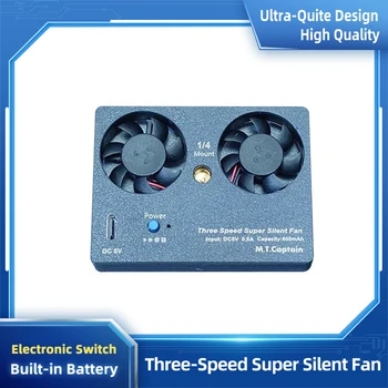 Trīs Ātruma Maiņu Augstas Kvalitātes Ultra Quiet Plānas Veidu Live Broadcast Dzesēšanas Ventilators, Radiators Capture Karti R5 R6 XT4 A7C A7S3 A7M4